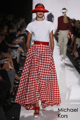 koralnocrvena letnja suknja moda 2009