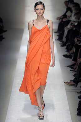 narandzasta letnja haljina