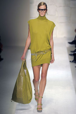 zelena haljina moda kratka letnja