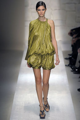 zeleni kratki letnji kombinezon